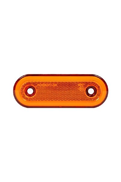 FORMPLAS Oval Yan İşaret Lamba Neon 20 Led'Li 115Mm 12V-24V Sarı - FR0294-Y