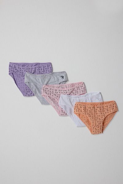 U.S. Polo Assn. U.S. Polo Assn. Girl's Mixed Color Panties