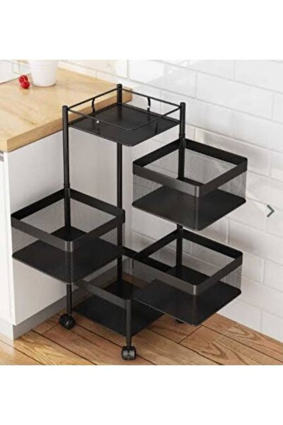 Genel Markalar Anneler Günü Hesiyesi Luxury Sebzelik Meyvelik Kare 4 Kat Raf ...