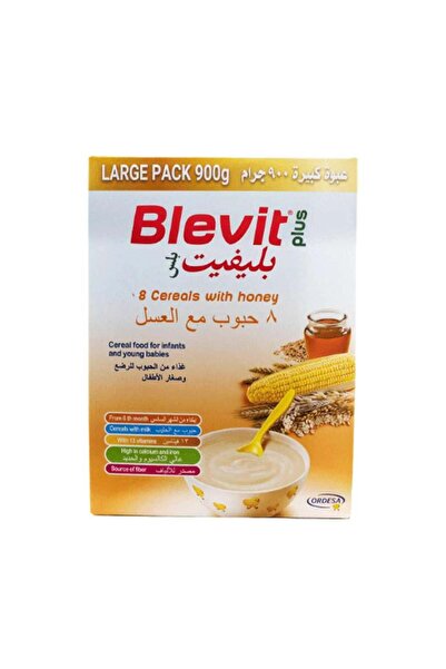 BLEVIT مكمل غذائي بلفيت بلس للرضع والأطفال 8 قطع بالعسل من عمر 6 أشهر - 900 جرام