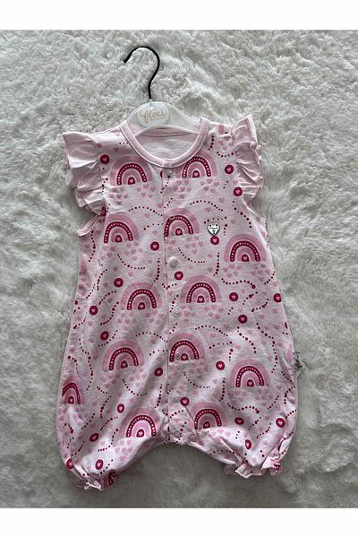 Flexi Rainbow Patterned Baby Jumpsuit Jumpsuit