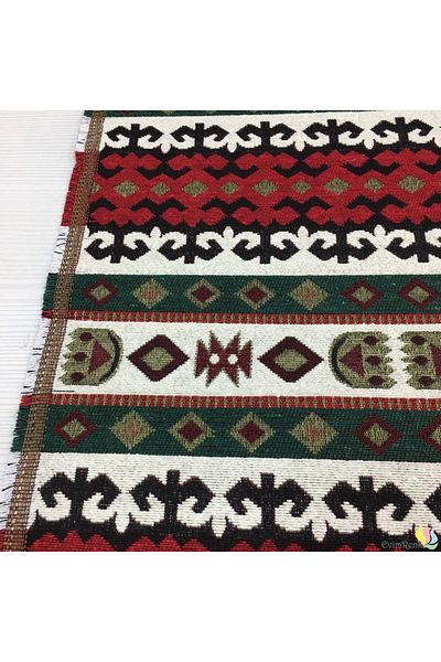 Renk Tekstil Ανατολία Ethnic Woven Kilim Ύφασμα με σχέδιο