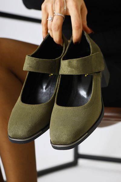 Limoya Rosaria Khaki Suede μονό λουράκι χαμηλού κοψίματος casual παπούτσια Γυναικεία casual παπούτσια