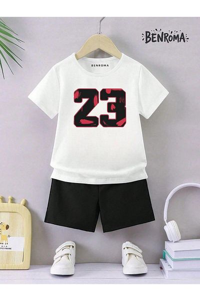 BENROMA Unisex Παιδικό Σετ Σορτς - Character Printed