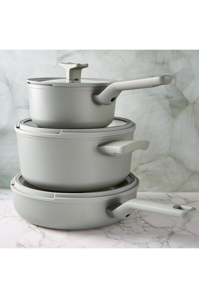 Berghoff Balance Frying Pan with Lid LEO, 18 cm, Moonmist