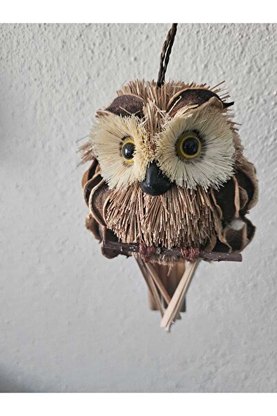 SS Design Baykuş No:5 Motifli Duvar Kapı Balkon Süsü Hediyelik Dekoratif Eşya...