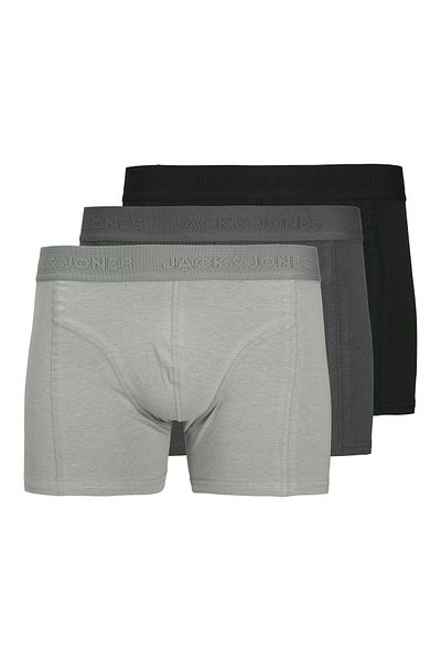 Jack & Jones Jack Jones Jacordinary Trunks 3 Pack Noos Ανδρικό Μαύρο Μπόξερ 12275575-02
