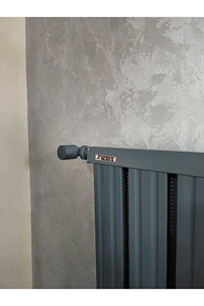 ALURAD Alüminyum Panel Radyatör Klasik Model 525 Mm X 6 Dilim Ral 7016 Antrasit Gri