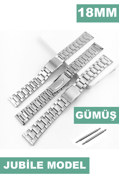 Trendburada 18mm Fossil-welder-wesse-casio-armani-omega-seiko-tissot Saat Uyu...