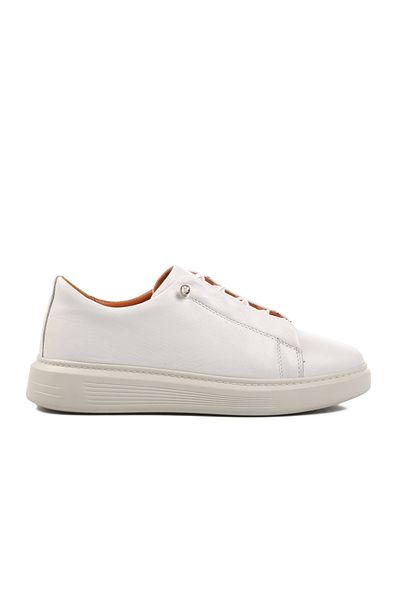 Pierre Cardin White Genuine Leather Men's Casual Shoes 62113 m