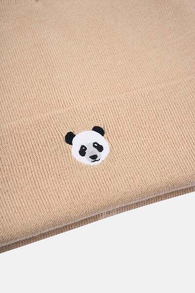 WWF Market Ecru Panda Beret