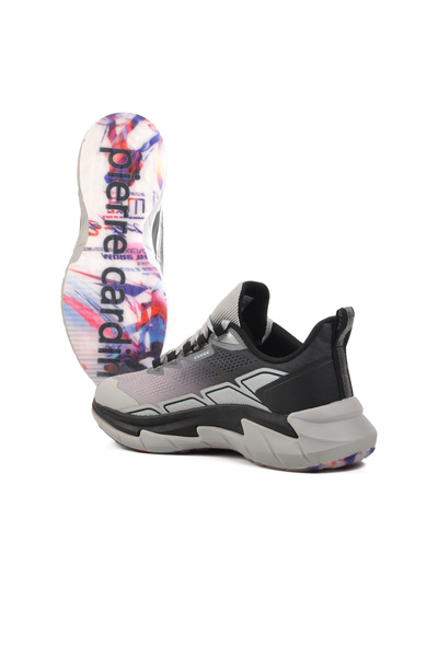 Pierre Cardin Gray Memory Foam Lightweight Men's Sneakers Pci-11052 m