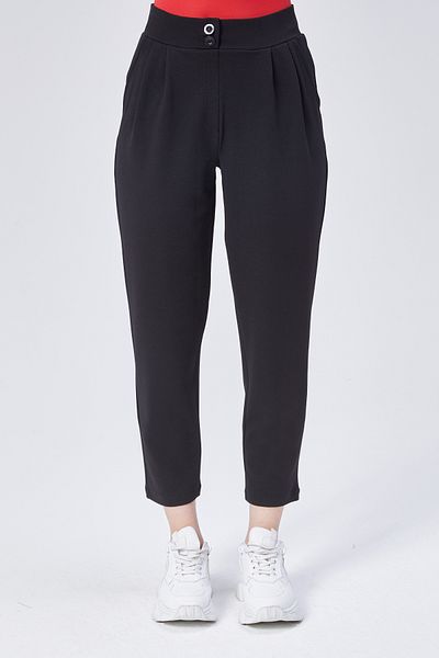 Maison La Femme Women's Lycra Comfortable Knitted Palazzo Trousers