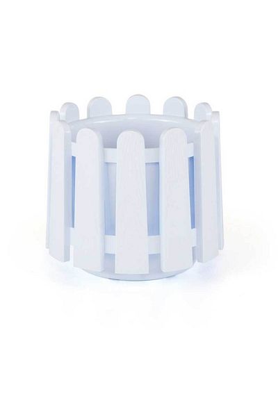 Homelux Oală gard, 6,6 l, tratat UV, alb, polipropilenă