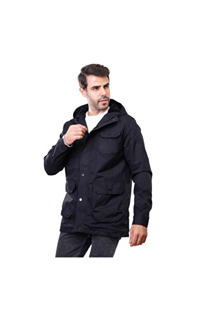 COUP - جاكيت رجالي كاجوال بأكمام طويلة 1700208-أسود M