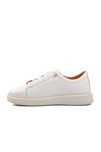 Pierre Cardin White Genuine Leather Men's Casual Shoes 62113 m