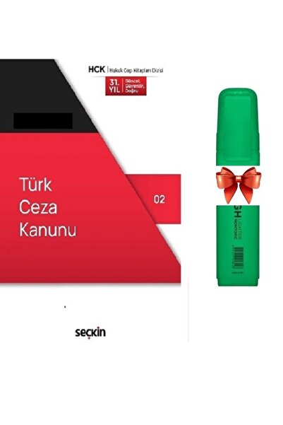 Seçkin Yayıncılık Türk Ceza Kanunu (Cep Kitabı)(Fosforlu Kalem Hediyeli)-60. ...