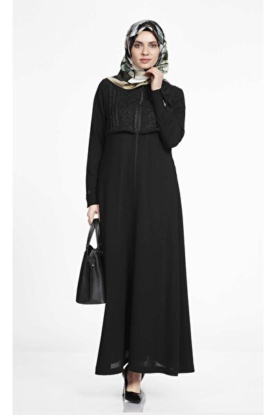 SELAM Kadın Pardesü Üstü Nakış Detaylı