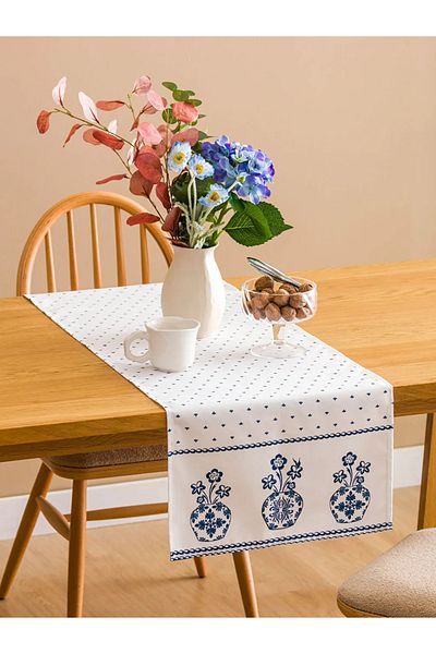 LC Waikiki Mixed Flower Printed Runner 45X150 cm