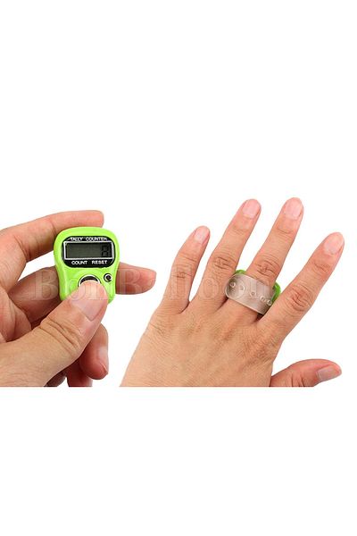 AWH 5-Digit LCD Tasbih Finger Tally Counter,Resettable Clicker for Zikr,Prayer,Islam & Lap Tracking