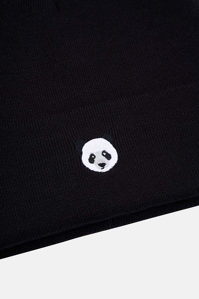 WWF Market Panda Beanie - Black