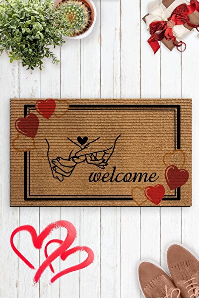 Popcorn Kids Halı Paspas - Happy Valentines Day
