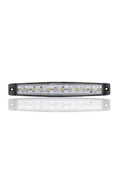 Genel Markalar 24V Üniversal Parmak 12 Led Basamak - Yan Beyaz SBC24W12