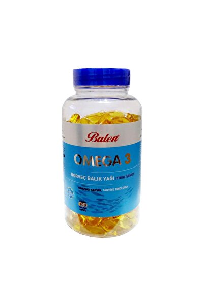 Balen Omega 3 Norveç Balık Yağı 1380mg X 100kapsül