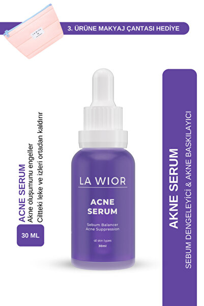 La Wior سيروم نياسيناميد للعناية بالبشرة مضاد لحب الشباب والرؤوس السوداء (نيا...