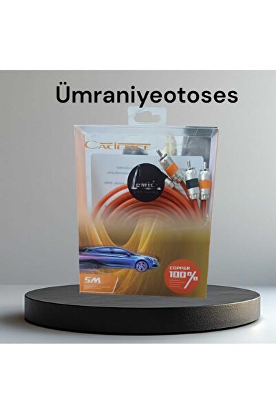 Cadence TAM BAKIR   5 MT  PROFOSYONEL  AMFİ RCA KABLOSU PARAZİT YAPMAZ 2025  ...