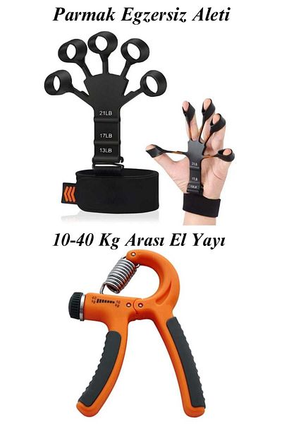 Vi Caro Σετ 2 10-40Kg Ρυθμιζόμενο Αθλητικό Όργανο Χειρός Ελατηρίου - Εργαλείο άσκησης δακτύλων για ανάπτυξη βραχίονα καρπού