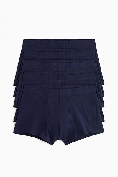 H&M 5-pack cotton short trunks