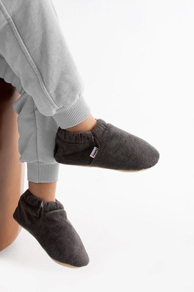 Funny Baby Velvet Booties Comfortable Wear Flexible Sole Organic Breathable Surface Ergonomic