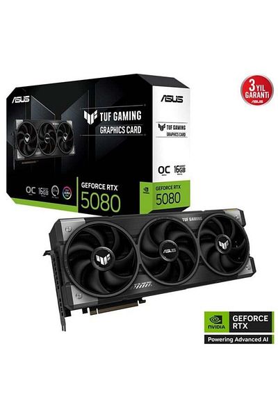 ASUS Rtx5080 16Gb Tuf Rtx5080-O16G Gaming Gddr7 256Bit HDMI Dp Pcie 5.0