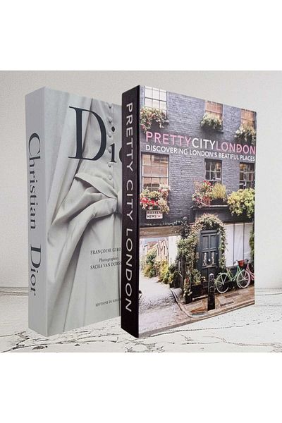 betton Decorative Book Look Openable Box 2 Pieces