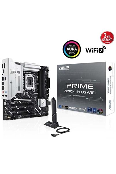 Prıme Z890m-plus Wıfı-7 Ddr5 Hdmı Dp Pcıe 5.0 1851p Matx