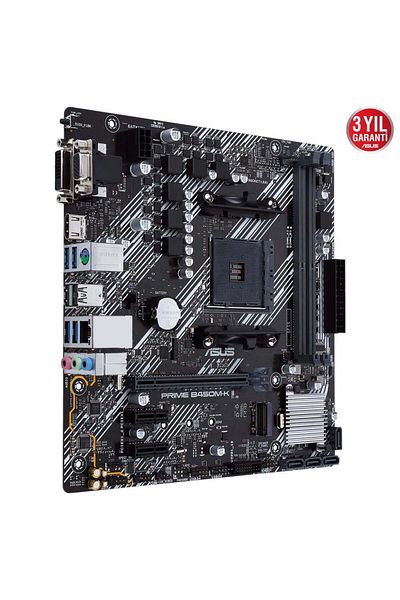 ASUS Prime B450M-K Ii Amd B450 Am4 Ddr4 4400 HDMI Dvi Vga M2 Usb3.2 Matx Bios Flashback Motherboard