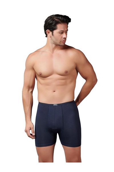 GÜMÜŞ 6 τμχ Ασημί ανδρικό μπαμπού λεπτή μέση Elastane Boxer 8007