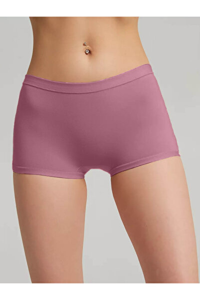 MİSTİRİK Moncorno Model Cool & Comfort Toparlayıcı İz Yapmayan Seamless Örme Boxer Gül Kurusu Renk