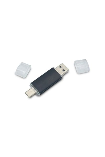 Golden Tech 2 in 1 Double Sided Type-C USB 2.0 64 Gb USB Memory