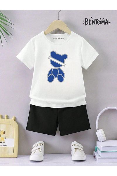 BENROMA Unisex Παιδικό Σετ Σορτς - Character Printed
