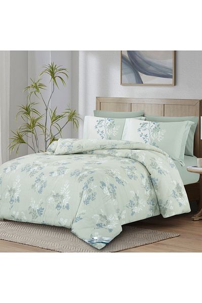 Donetella Printed Bedding Comforter Set, 4 Pcs Single Size Fits 170x230 Cms
