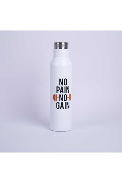 Blends زجاجة من الفولاذ المقاوم للصدأ No Pain No Gain سعة 750 مل من Marella