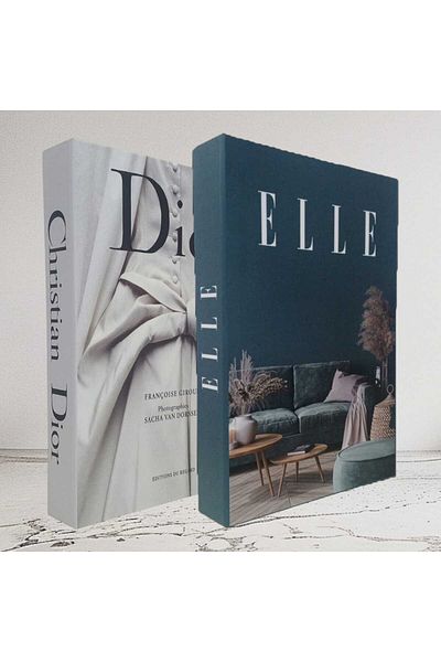 betton Decorative Book Look Openable Box 2 Pieces