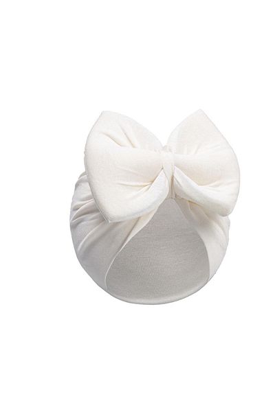 Minizade Double Layer Bow Baby Bonnet - Adorabeli Design