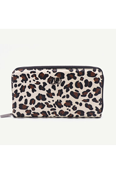 Uderra Leather محفظة نسائية من الجلد الطبيعي باللون الأبيض الفهد من Uderra - ...