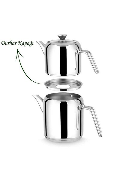 Rossel Premium Medium Size Clover Dream Teapot Metal Handle - Simple Design