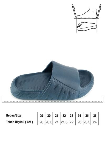 GEZER Summer Boy's Eva Wet Floor Κατάλληλες Παντόφλες Μπάνιου Κήπου στο σπίτι