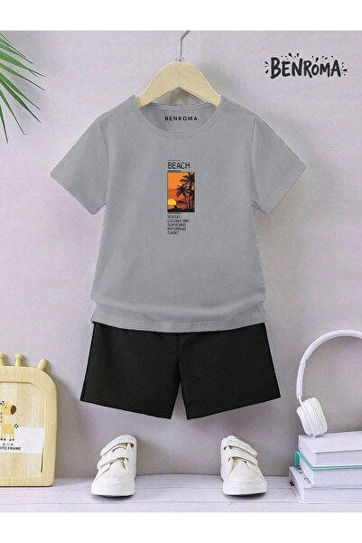 BENROMA Дитячі шорти унісекс з принтом на костюмі з персонажем