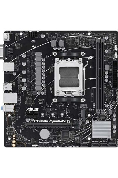 ASUS Prıme A620m-k Ddr5 Hdmı Pcıe 16x V4.0 Am5 Matx